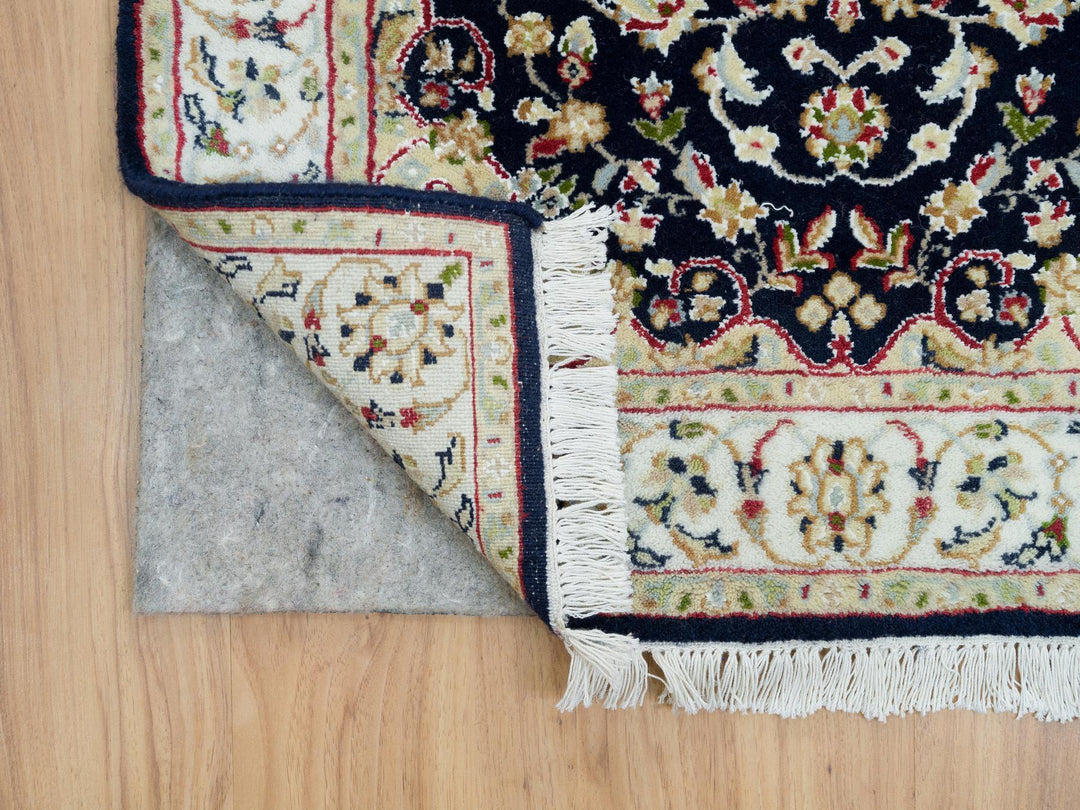 2'8" x 15'10" New Hand Knotted Blue Wool Runner Oriental Rug - MOA10290034