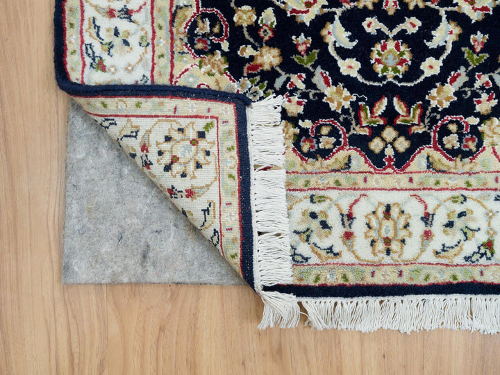 2'8" x 15'10" New Hand Knotted Blue Wool Runner Oriental Rug - MOA10290034
