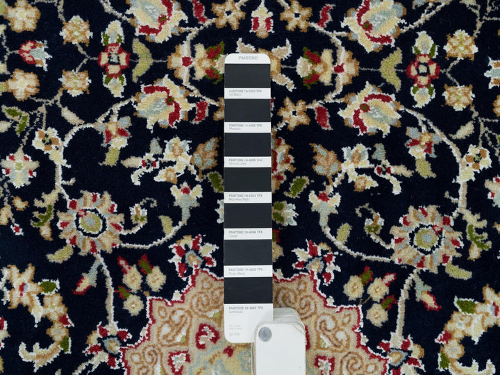 2'8" x 15'10" New Hand Knotted Blue Wool Runner Oriental Rug - MOA10290034