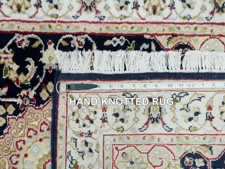 2'8" x 15'10" New Hand Knotted Blue Wool Runner Oriental Rug - MOA10290034