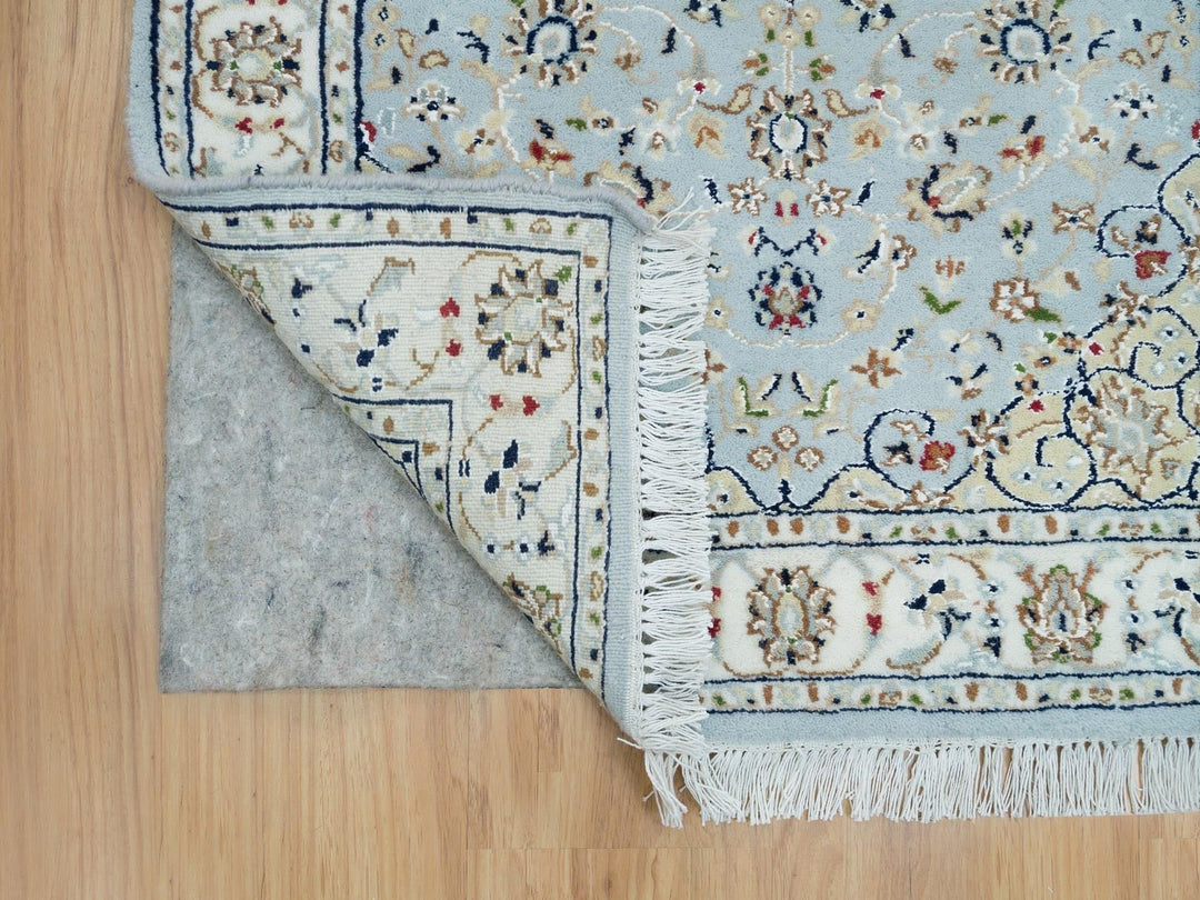 2'9" x 14'0" New Hand Knotted Blue Wool Runner Oriental Rug - MOA10290063