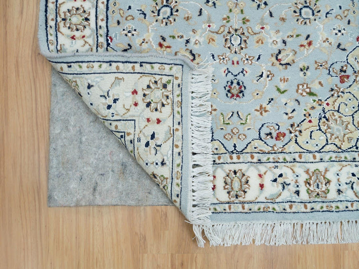 2'9" x 14'0" New Hand Knotted Blue Wool Runner Oriental Rug - MOA10290063