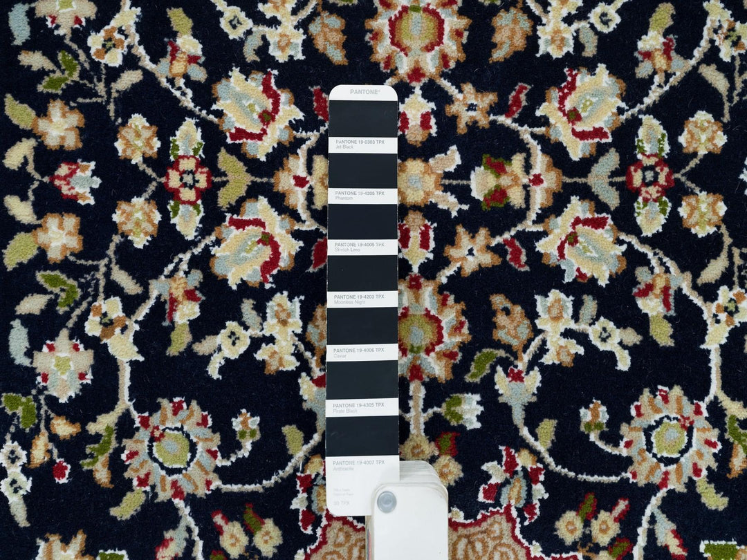 2'8" x 18'5" New Hand Knotted Blue Wool Runner Oriental Rug - MOA10290065