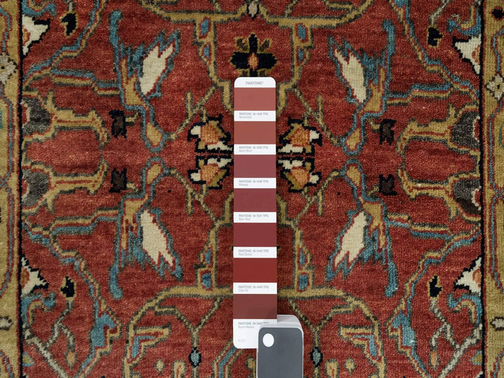 2'6" x 20'0" New Hand Knotted Red Wool Runner Oriental Rug - MOA10290093