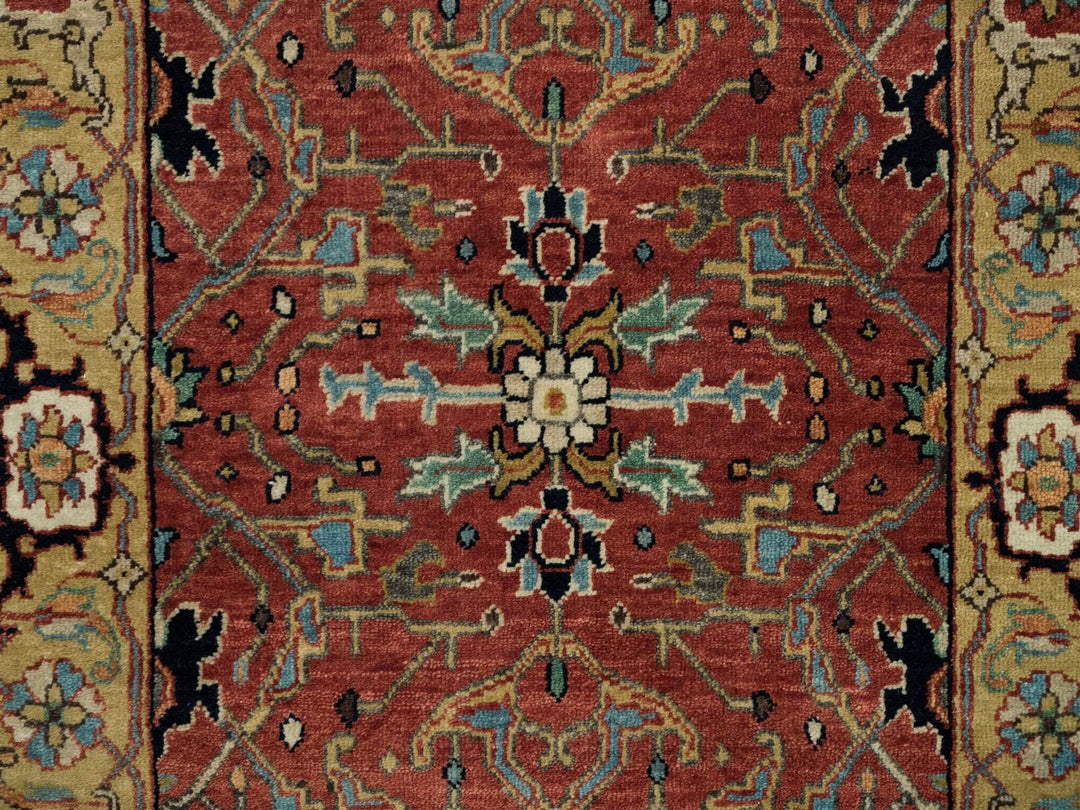 2'6" x 20'0" New Hand Knotted Red Wool Runner Oriental Rug - MOA10290093