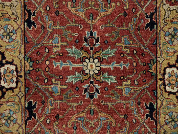 2'6" x 20'0" New Hand Knotted Red Wool Runner Oriental Rug - MOA10290093