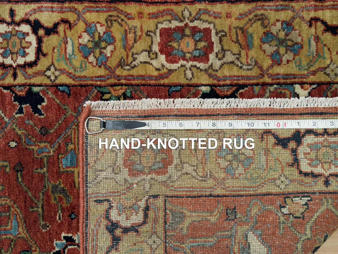 2'6" x 20'0" New Hand Knotted Red Wool Runner Oriental Rug - MOA10290093