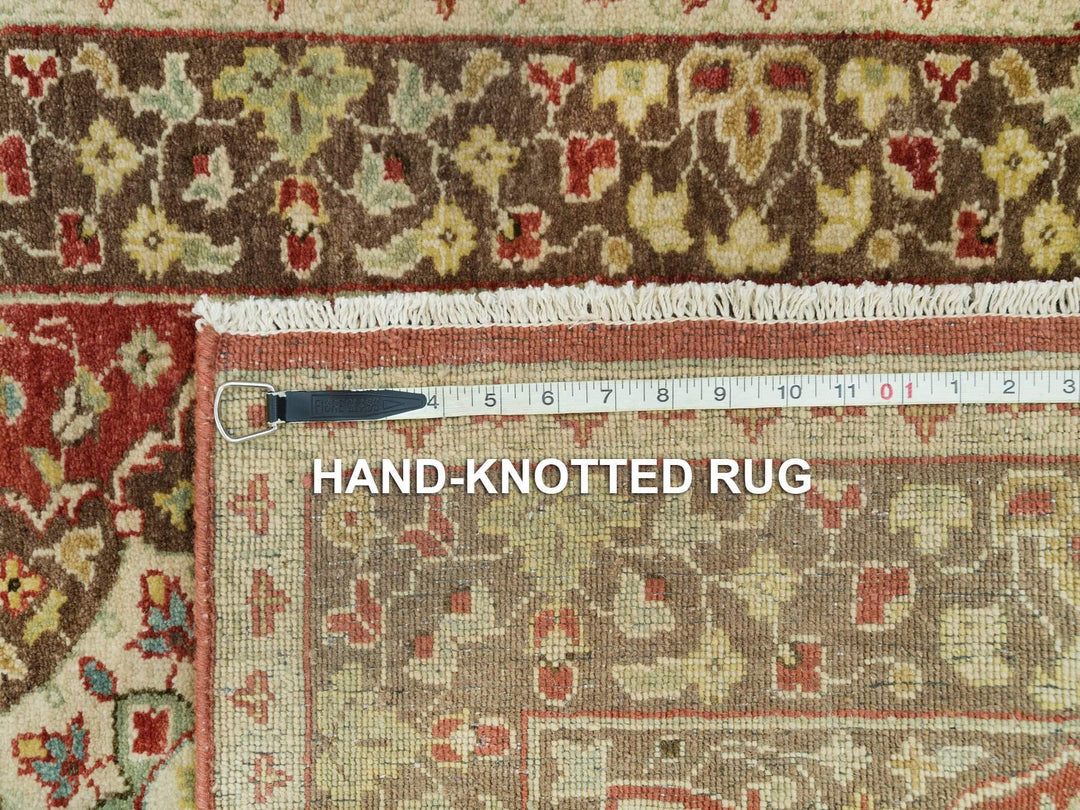 2'6" x 10'1" New Hand Knotted Red Wool Runner Oriental Rug - MOA10290113