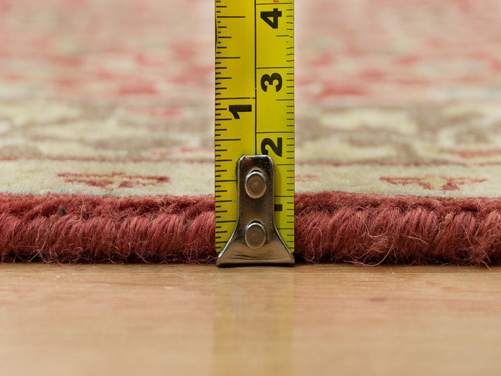 2'7" x 22'0" New Hand Knotted Red Wool Runner Oriental Rug - MOA10290116