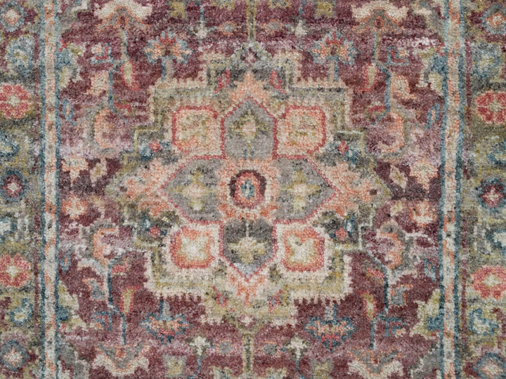 2'7" x 14'0" New Hand Knotted Red Wool Runner Oriental Rug - MOA10290138