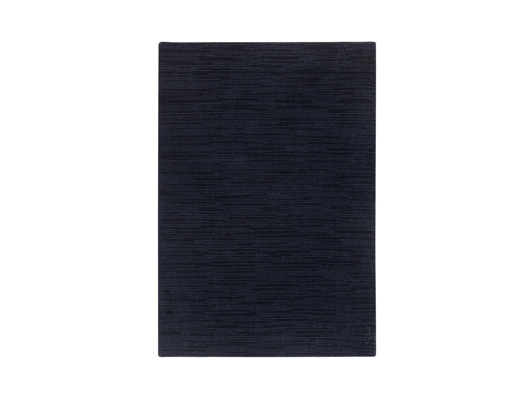 2'0" x 3'1" New Hand Loomed Blue Wool and Plant based Silk Rectangle Oriental Rug - MOA10290176