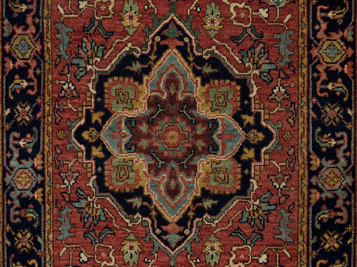 2'8" x 22'0" New Hand Knotted Red Wool Runner Oriental Rug - MOA10290270