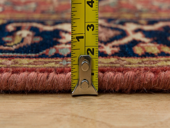 2'8" x 22'0" New Hand Knotted Red Wool Runner Oriental Rug - MOA10290270