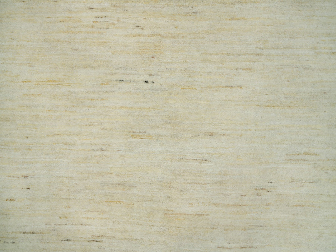 4'1" x 9'11" New Hand Knotted Ivory Wool Runner Oriental Rug - MOA10290399