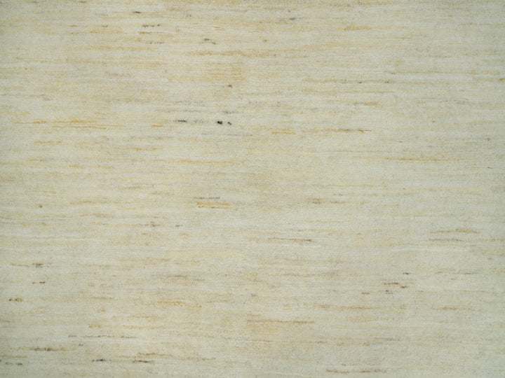 4'1" x 9'11" New Hand Knotted Ivory Wool Runner Oriental Rug - MOA10290399
