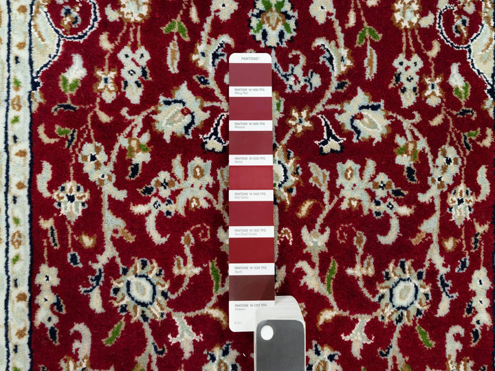 2'4" x 4'9" New Hand Knotted Red Wool Runner Oriental Rug - MOA10290516