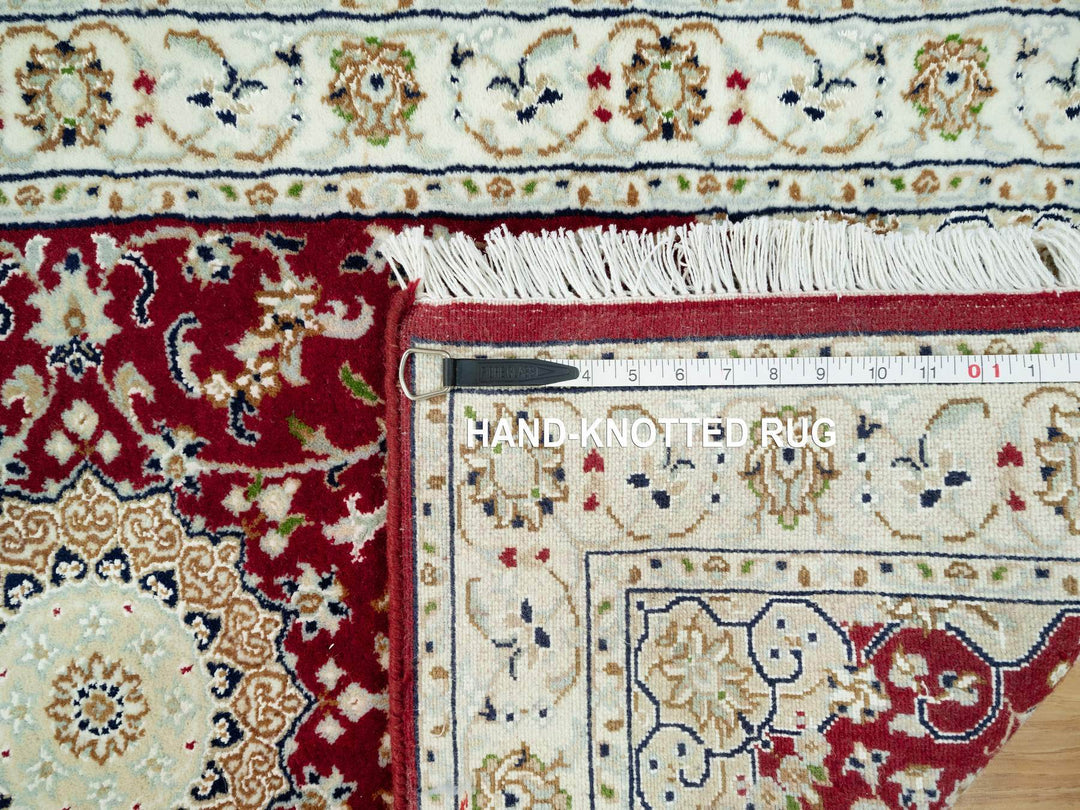 2'4" x 4'9" New Hand Knotted Red Wool Runner Oriental Rug - MOA10290516