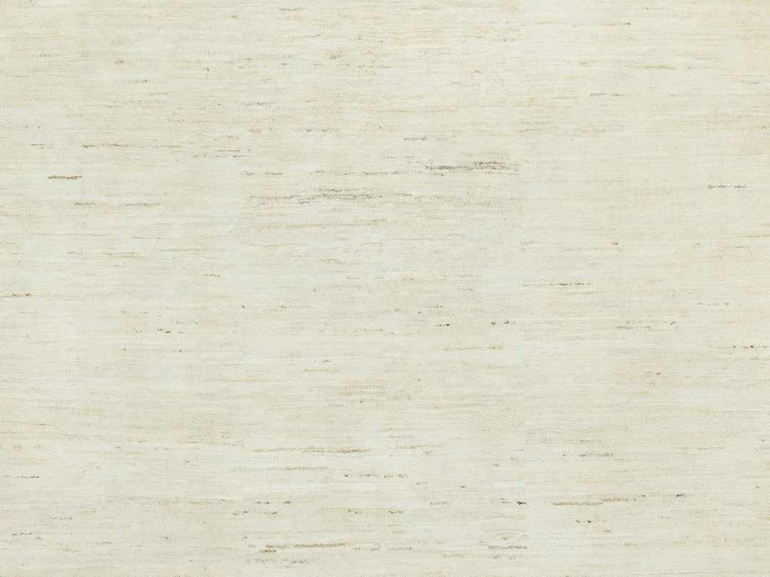 5'1" x 13'8" New Hand Knotted Ivory Wool Runner Oriental Rug - MOA10290559