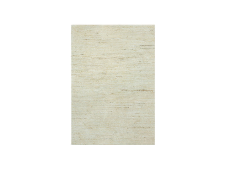2'0" x 3'0" New Hand Knotted Ivory Wool Rectangle Oriental Rug - MOA10290562