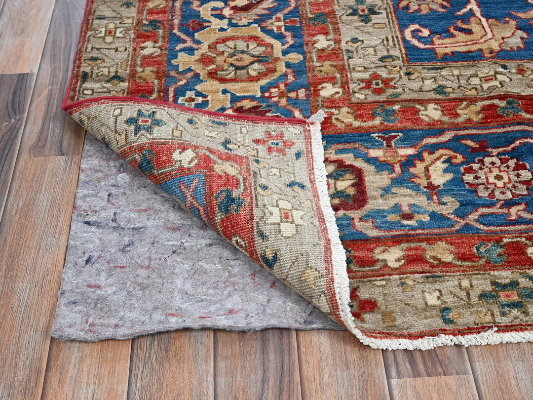 8'11" x 11'8" New Hand Knotted Red Wool Rectangle Oriental Rug - MOA102905