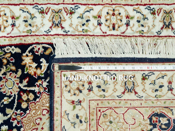 2'9" x 12'0" New Hand Knotted Blue Wool Runner Oriental Rug - MOA10290611