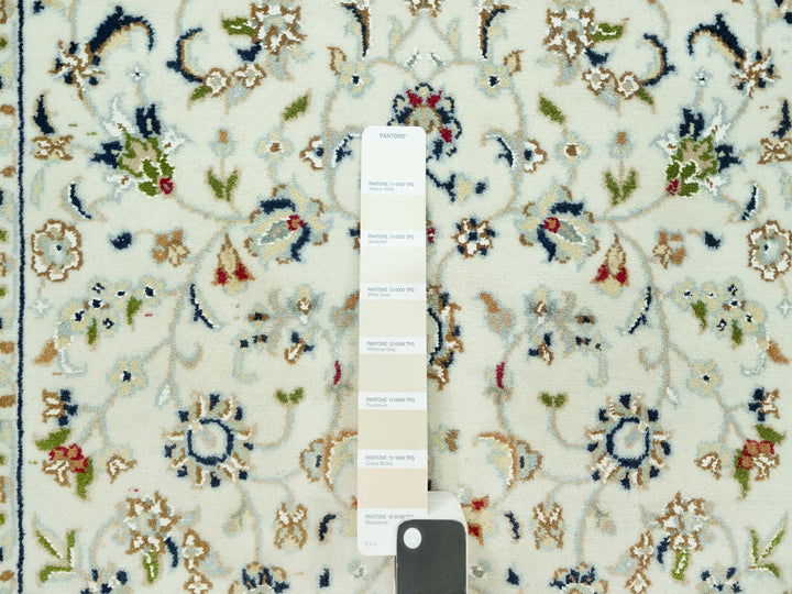 2'9" x 20'0" New Hand Knotted Ivory Wool Runner Oriental Rug - MOA10290613