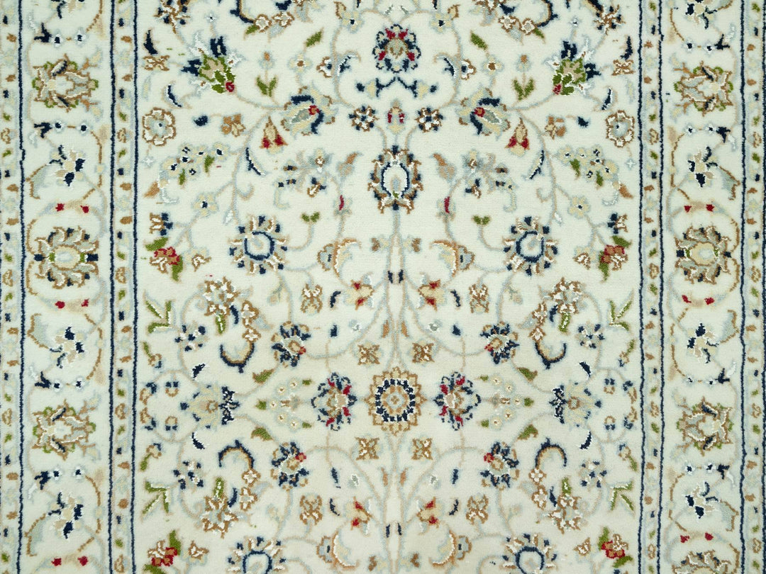 2'9" x 20'0" New Hand Knotted Ivory Wool Runner Oriental Rug - MOA10290613