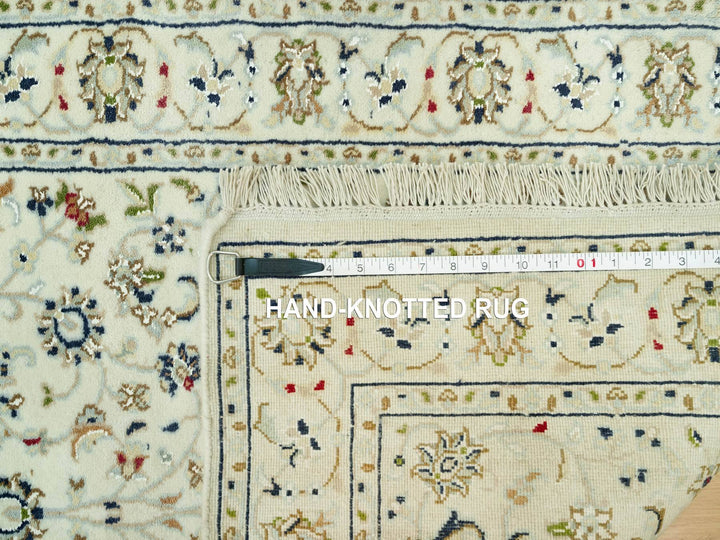 2'9" x 20'0" New Hand Knotted Ivory Wool Runner Oriental Rug - MOA10290613