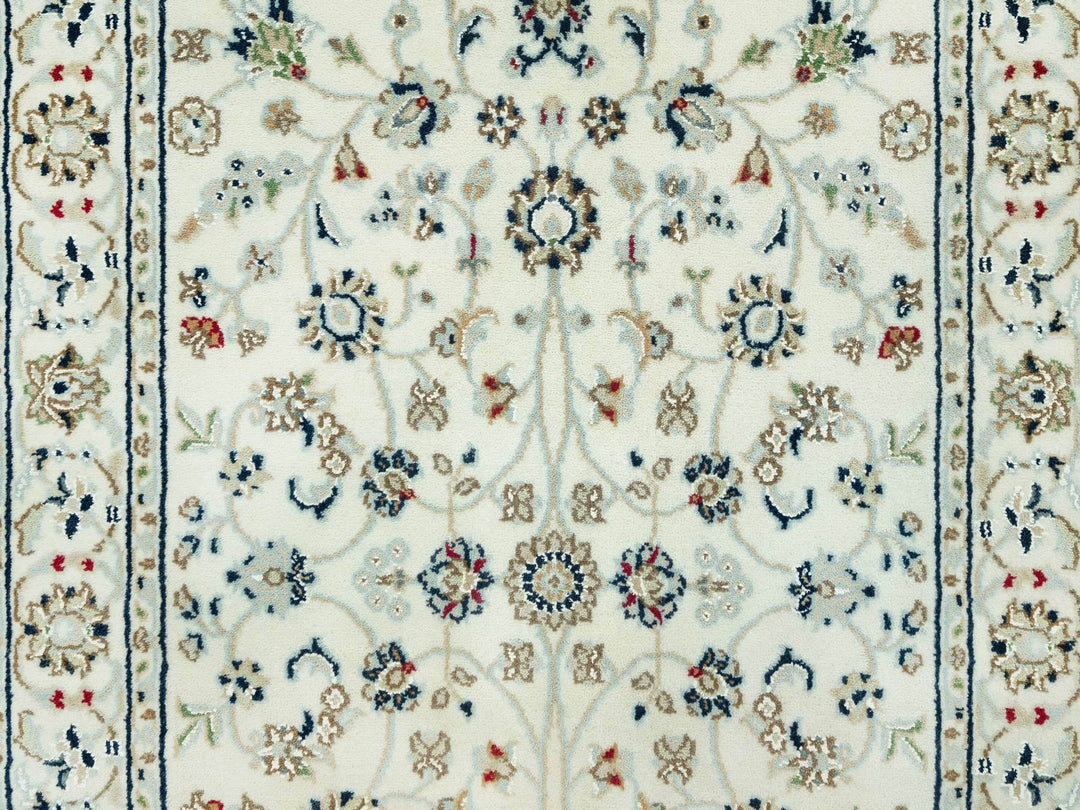 2'10" x 19'10" New Hand Knotted Ivory Wool Runner Oriental Rug - MOA10290614