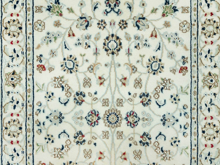 2'10" x 19'10" New Hand Knotted Ivory Wool Runner Oriental Rug - MOA10290614