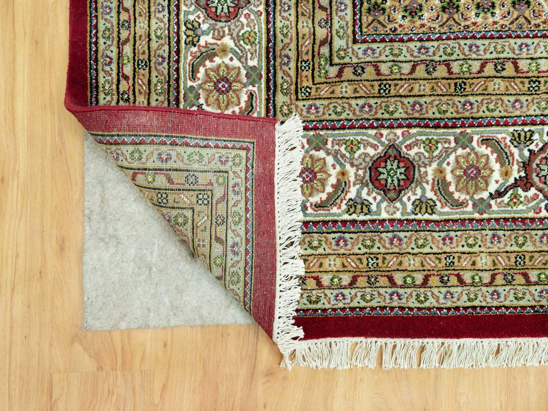 10'0" x 14'3" New Hand Knotted Red Wool Rectangle Oriental Rug - MOA10290623