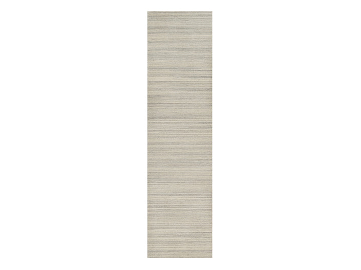 2'6" x 10'0" New Hand Loomed Beige Wool Runner Oriental Rug - MOA10290717