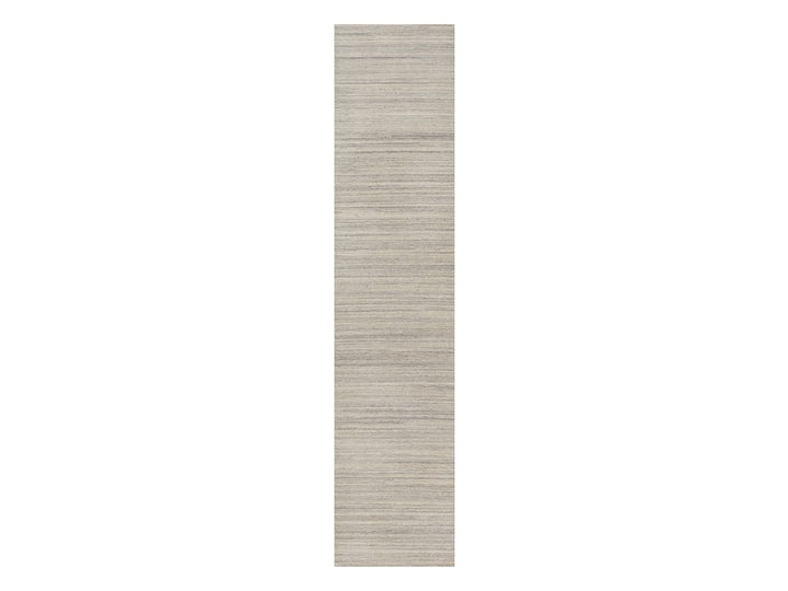 2'7" x 11'10" New Hand Loomed Beige Wool Runner Oriental Rug - MOA10290719