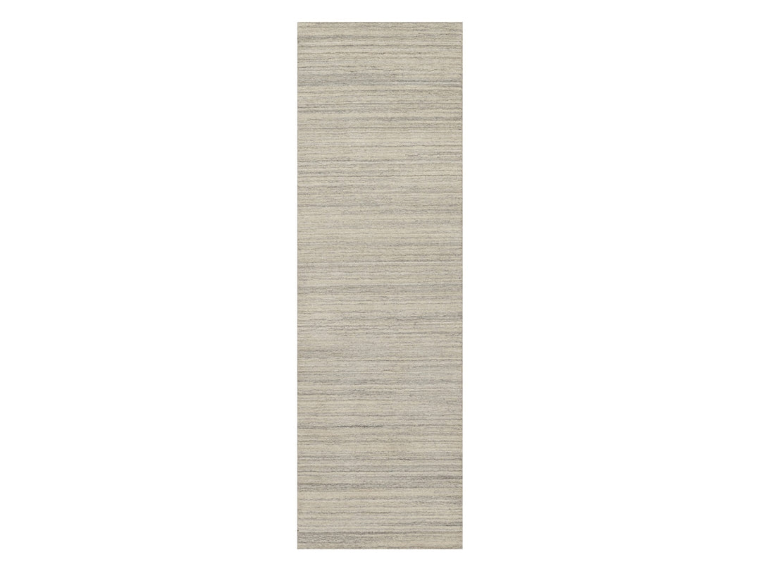 2'5" x 8'0" New Hand Loomed Beige Wool Runner Oriental Rug - MOA10290720