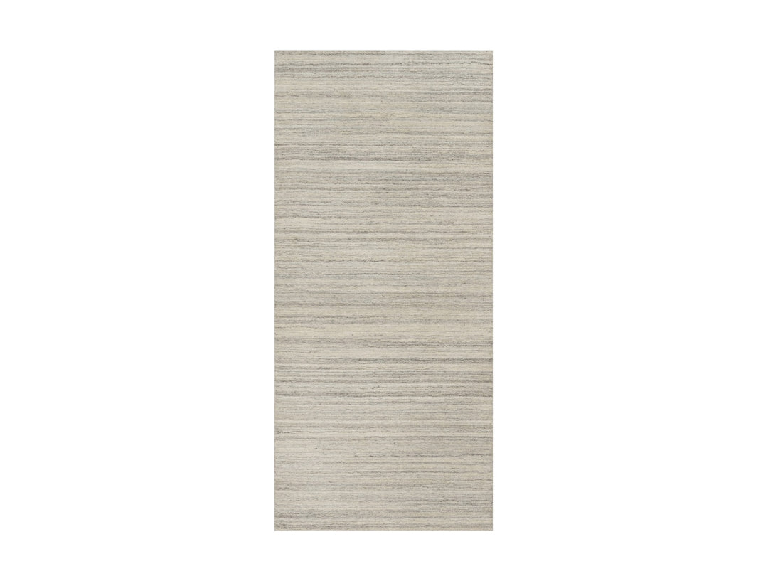 2'8" x 6'0" New Hand Loomed Beige Wool Runner Oriental Rug - MOA10290722