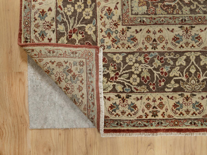 8'0" x 8'2" New Hand Knotted Red Wool Square Oriental Rug - MOA10290736