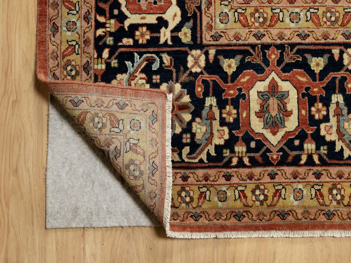 12'0" x 15'1" New Hand Knotted Red Wool Rectangle Oriental Rug - MOA10290742