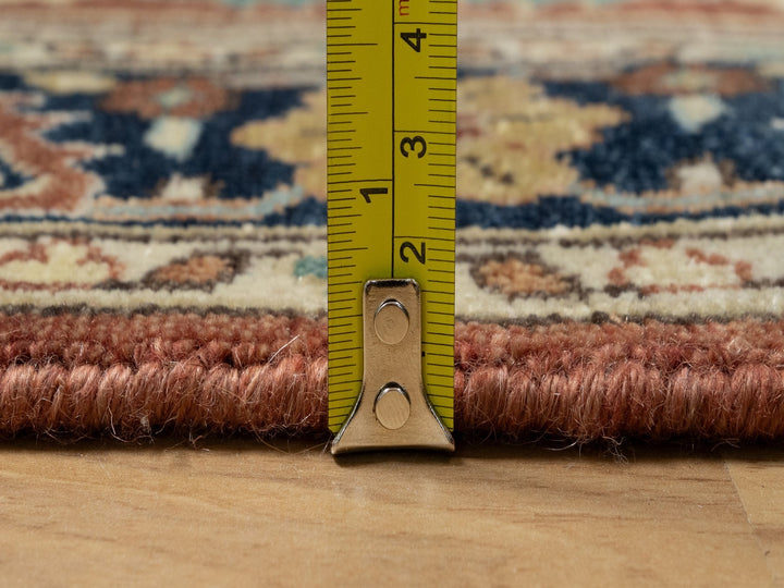 3'1" x 5'2" New Hand Knotted Red Wool Rectangle Oriental Rug - MOA10290747