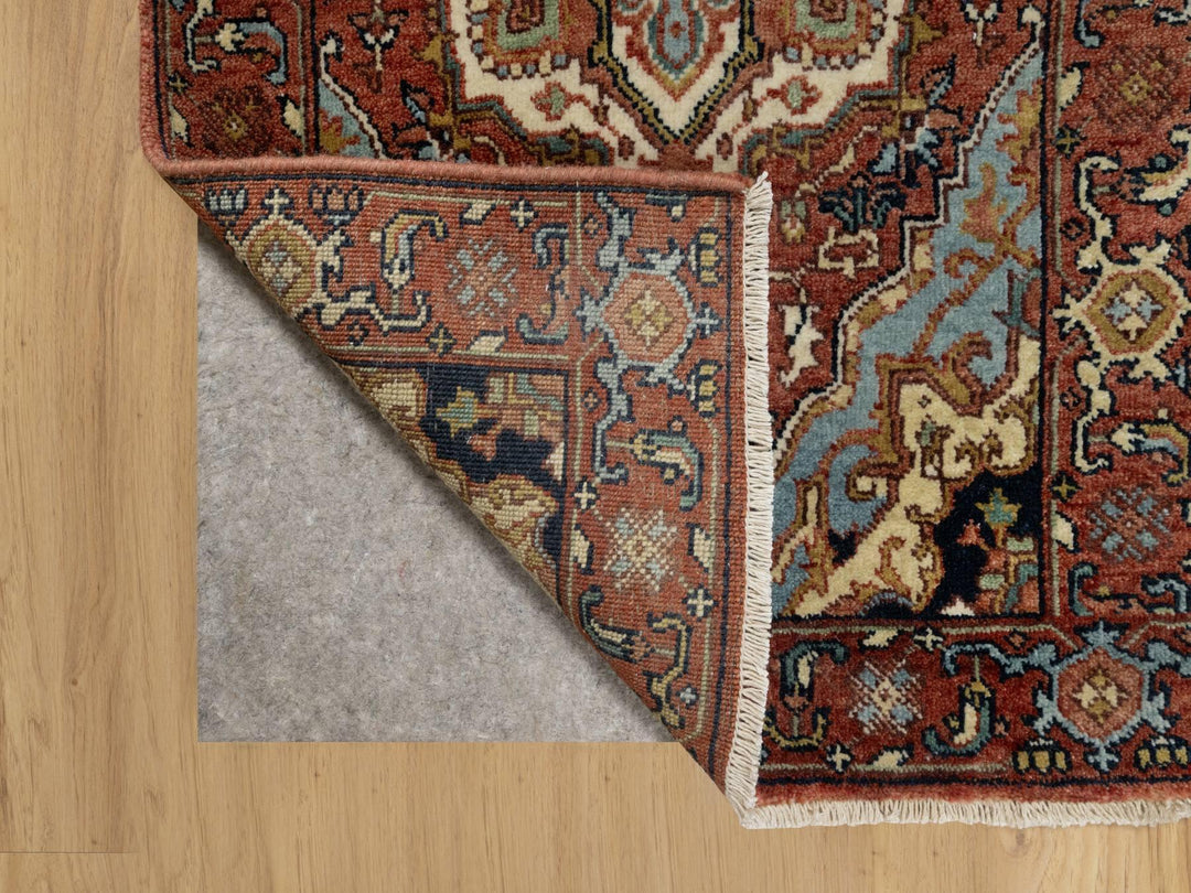 2'0" x 3'2" New Hand Knotted Red Wool Rectangle Oriental Rug - MOA10290755