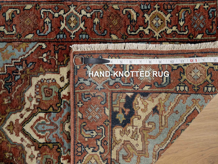 2'0" x 3'2" New Hand Knotted Red Wool Rectangle Oriental Rug - MOA10290755