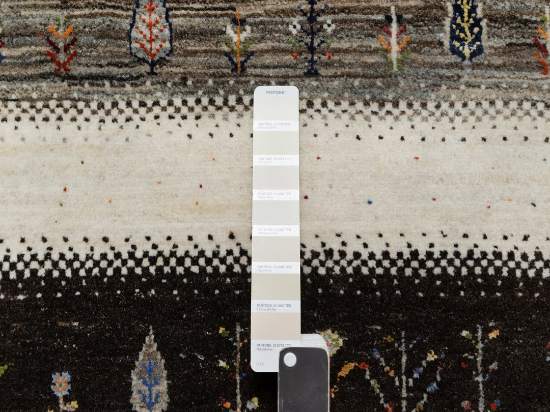 2'2" x 4'9" New Hand Knotted Ivory Wool Runner Oriental Rug - MOA10290774
