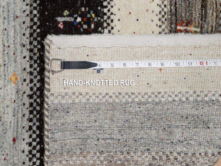 2'2" x 4'9" New Hand Knotted Ivory Wool Runner Oriental Rug - MOA10290774
