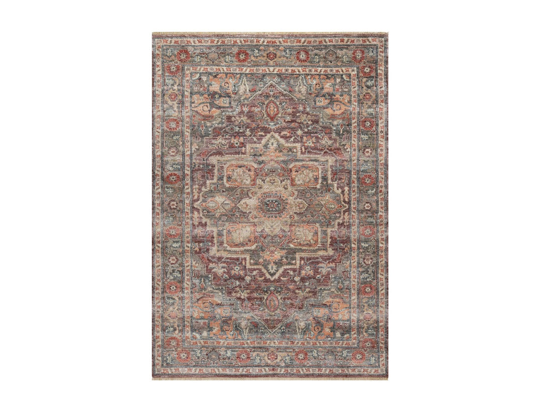 5'10" x 9'0" New Hand Knotted Red Wool Rectangle Oriental Rug - MOA10290804