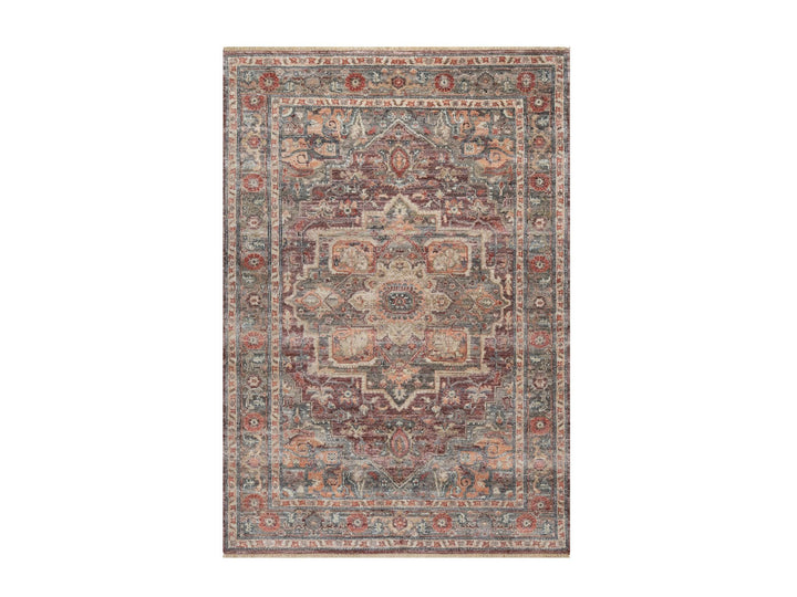5'10" x 9'0" New Hand Knotted Red Wool Rectangle Oriental Rug - MOA10290804