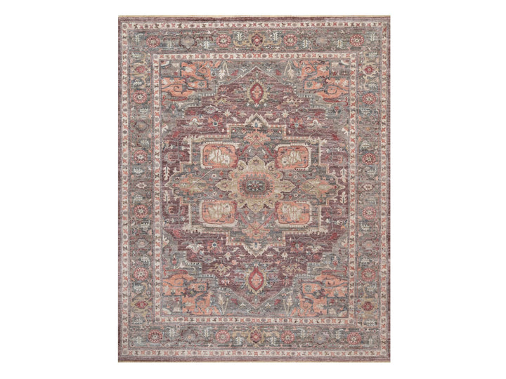 12'0" x 15'2" New Hand Knotted Red Wool Rectangle Oriental Rug - MOA10290824