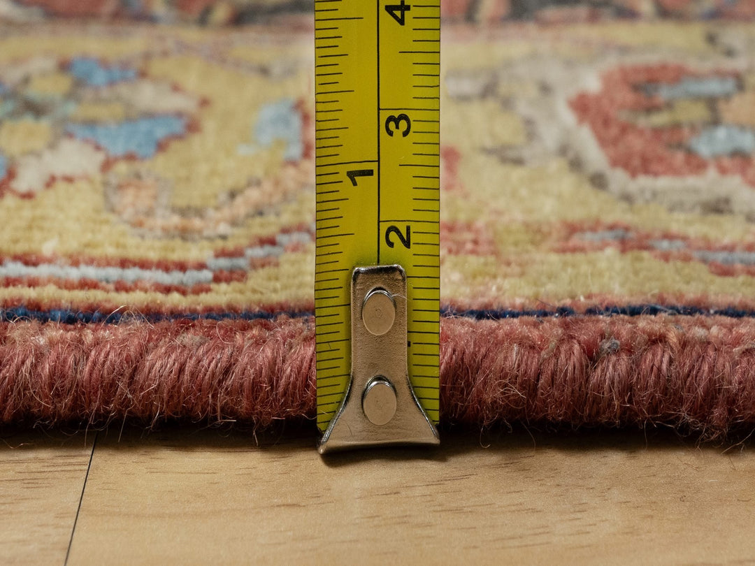 2'7" x 18'2" New Hand Knotted Red Wool Runner Oriental Rug - MOA10290915