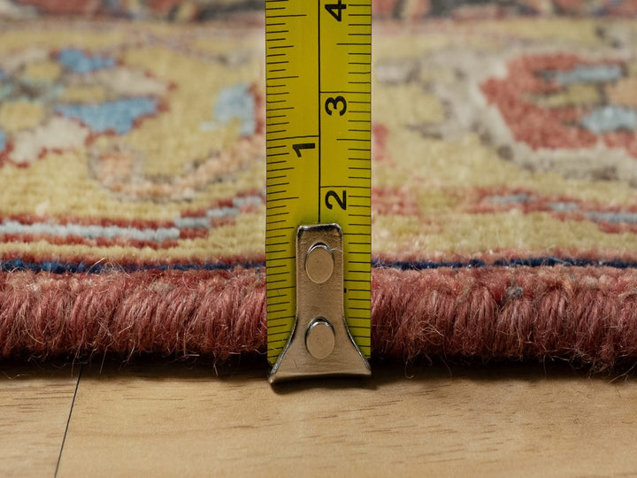 2'7" x 18'2" New Hand Knotted Red Wool Runner Oriental Rug - MOA10290915
