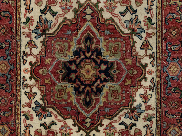 2'8" x 28'1" New Hand Knotted Ivory Wool Runner Oriental Rug - MOA10290927