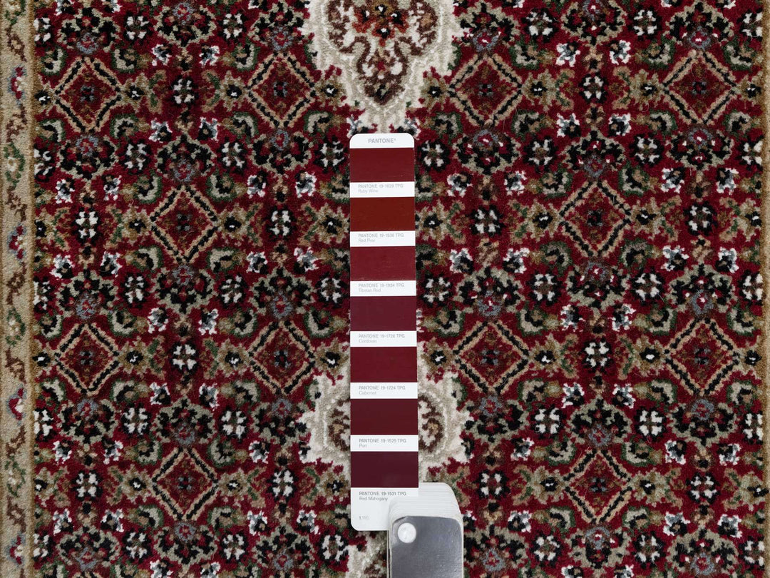 2'7" x 20'4" New Hand Knotted Red Wool Runner Oriental Rug - MOA10290980