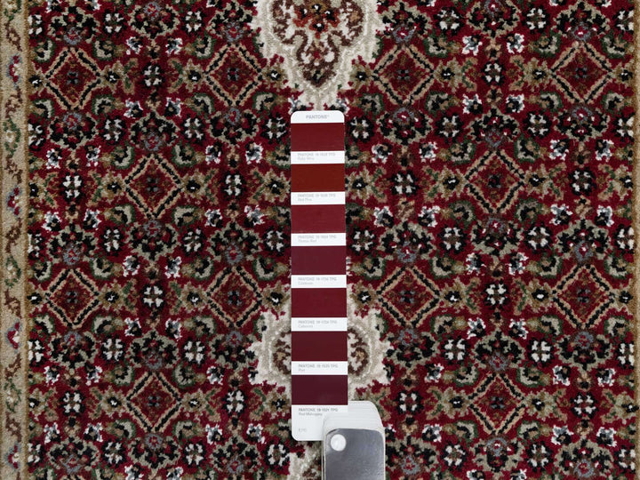 2'7" x 20'4" New Hand Knotted Red Wool Runner Oriental Rug - MOA10290980